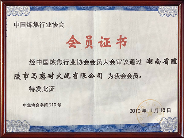 中國煉焦行業(yè)協(xié)會(huì)會(huì)員